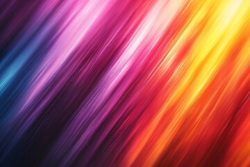 Poster - Abstract white blur line and wave on a vibrant yellow and violet motion blur background, featuring a textured backdrop, template, banner, wallpaper, and space for copy