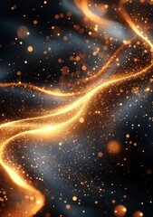Poster - A vibrant background featuring abstract colorful waves and lines for design and presentation