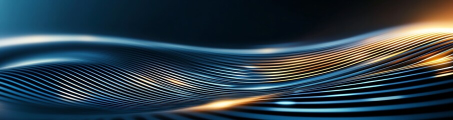 Poster - A dynamic, abstract visual showcasing flowing lines and vibrant colors. This image encapsulates movement and modernity, perfect for any design, tech, or creative project.