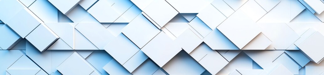 Poster - Abstract geometric background featuring a blend of angular shapes and shades of blue. Perfect for presentations, websites, or digital art projects that require a modern aesthetic.
