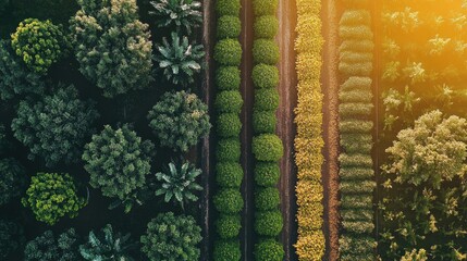 Poster - A futuristic blockchain-powered food supply chain ensuring transparent agricultural traceability.