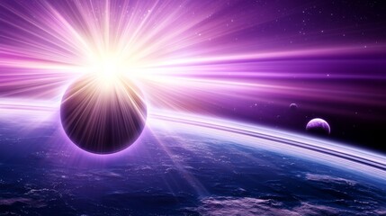 Wall Mural - cosmic radiance: a stellar space exploration