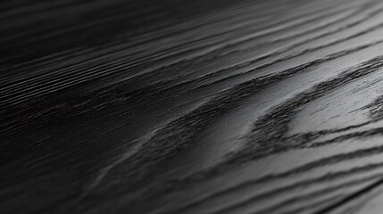Aufkleber - Close-up of black wood grain texture with abstract flowing lines