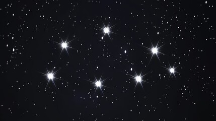 Wall Mural - starry night sky: a celestial view