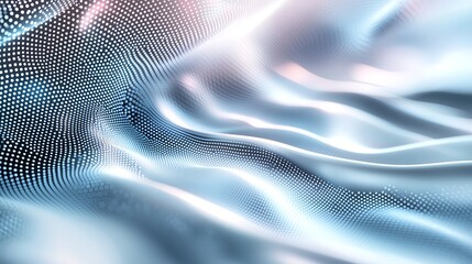 Poster - This abstract image features flowing textures with a soft, luminous quality. The interplay of light and shapes creates a serene and tranquil atmosphere for various applications.