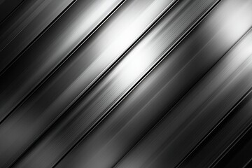 Aufkleber - Dynamic silver and black metallic background with glowing intersection for sleek industrial design