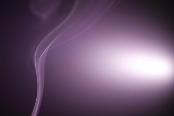 Wall Mural - close up of purple gases or smoke in the air