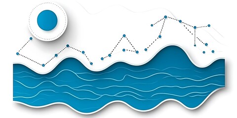 Poster - Dynamic Water Data Representation with Ascending Trends Illustration