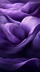 Poster - abstract artistic image featuring a purple flower with textured petals