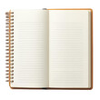 © kageyama - an open notebook with blank lined pages ready for writing or note-taking it features a spiral binding and a leather-like cover ideal for journaling organizing thoughts or creative writing