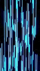 Poster - Dynamic neon streaks forming abstract patterns in highspeed modern background