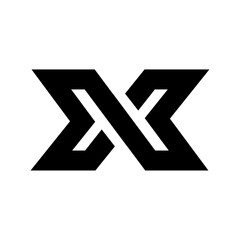 Leinwandbilder - x letter logo icon design illustration