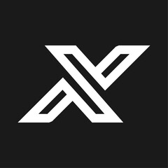 Leinwandbilder - x letter logo icon design illustration