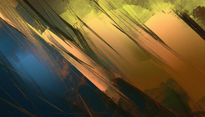 Wall Mural - Abstract background with color painting, part 4