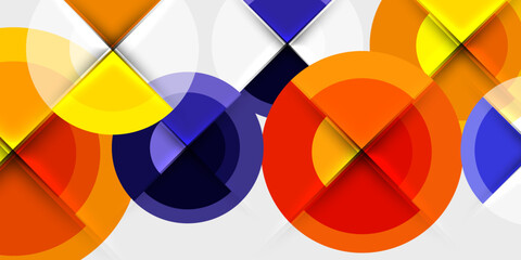 Target circle geometric abstract shapes. Vector Illustration For Wallpaper, Banner, Background, Card, Book Illustration, landing page