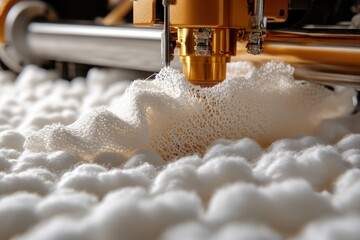 Poster - Advanced Textile Production Process with Focus on Machine and Fabric Patterns in Precision Weaving