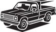 © Silhouette Stock 10. - black vector illustration of a truck, truck silhouette vector, truck vector illustration, truck head logo vector, truck silhouette vector black and white