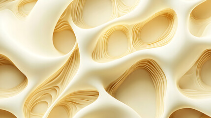 Poster - Abstract textures and patterns digital art organic shapes soft colors close-up conceptual design for creative projects