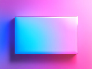 Poster - Vibrant colorful light display modern studio digital art abstract environment top-down view contemporary concept