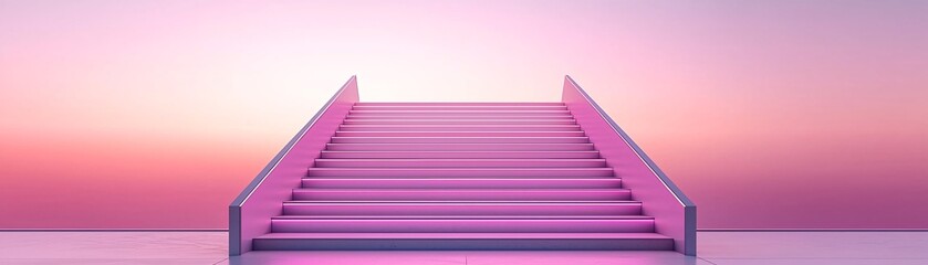 Poster - color gradient 3D podium, seamless tone transitions, smooth pastel to vibrant hues, soft light diffusion, futuristic minimalist setting, high-end artistic presentation, gradient harmony, gentle