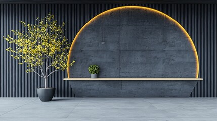 Poster - dual-tone 3D podium, split-color contrast, elegant symmetry, refined high-end aesthetic, modern balance, soft ambient lighting, sleek minimalism, premium product showcase, visually striking contrast,