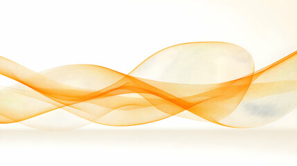 Poster - Orange wave abstract background