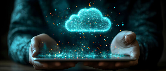 Poster - Cloud computing on tablet, data transfer