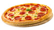 © Bilal Hassan - Pepperoni Pizza with Cheese and Basil on Transparent Background