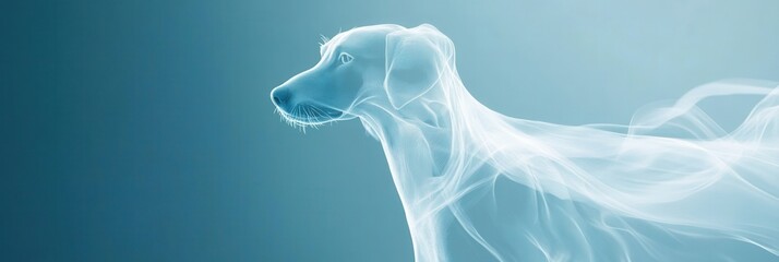 Poster - Modern veterinary service design featuring sleek lines and a calming palette for mobile vet solutions