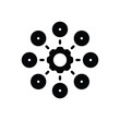 © WEBTECHOPS - Black solid  icon for service