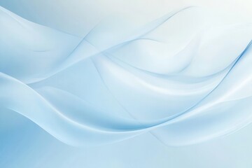 Poster - Modern veterinary background with flowing gradient lines in light blue and white for mobile vet service banners