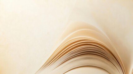 Poster - Elegant design with cream and brown book page texture for a scholarly environment inviting thoughtful reading and exploration