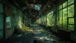 © Achmad Khoeron - A long abandoned corridor overtaken by nature and vegetation