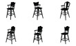 © Afchana - High Chair silhouette vector