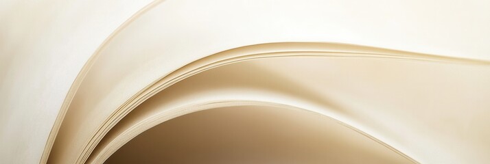 Aufkleber - Elegant cream and brown book page background suitable for scholarly texts and presentations with subtle textures and inviting design