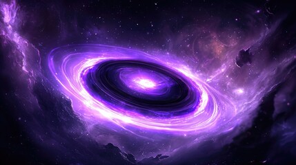 Poster - Cosmic phenomenon ignites imagination outer space digital art stellar environment abstract viewpoint