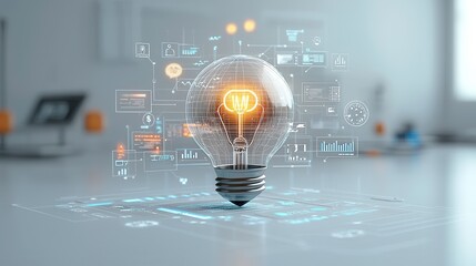 Poster - Illuminating Innovation A Bright Spark of Transformative Ideas that Ignite Progress and Unlock New Possibilities