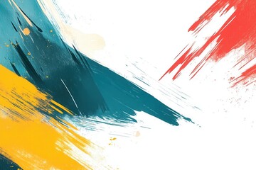 Aufkleber - Bold abstract background with vibrant paint strokes inspiring creativity and artistic expression in a modern design setting