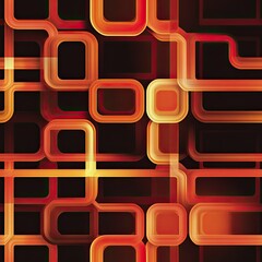 Aufkleber - Abstract Reticulated Design Interconnected Seamless Pattern for Modern Backgrounds