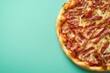 © MrHamster - An appetizing pizza covered generously with flavorful crispy bacon slices