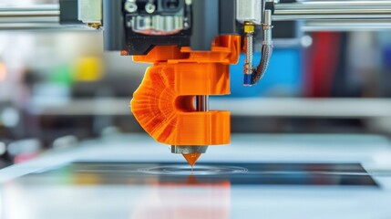 Poster - A self-operating D printing factory producing industrial components with high accuracy