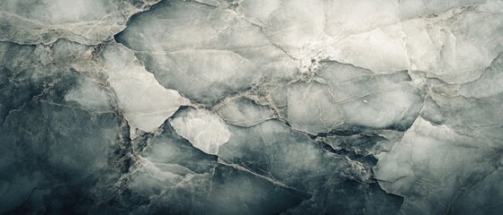 Poster - A close-up image of a rugged rock wall in monochrome tones