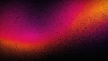 Poster - Grainy Blurred Gradient Background Textured background with a grainy effect showcasing a blend
1