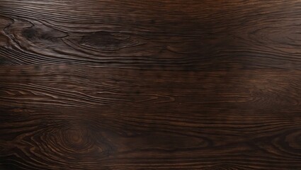 Poster - Dark brown traditional wood veneer texture featuring rich, deep tones with intricate grain patterns, capturing warmth and elegance in a horizontal layout.