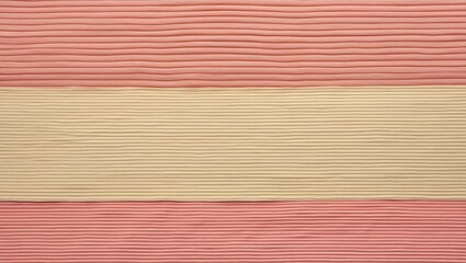 Aufkleber - Soft peach and beige textured canvas background with subtle horizontal stripes creating ample space for text or design elements.
