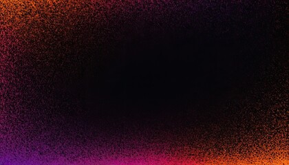 Poster - Abstract glowing noise texture background purple red black grainy color gradient shape vibrant banner header cover wallpaper poster design
1
