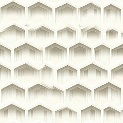 Poster - Geometric Reticulated Seamless Pattern Layered Squares Design for Modern Textile and Web Projects