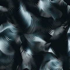 Aufkleber - Geometric Ripple Designs Sharp Lines Seamless Pattern