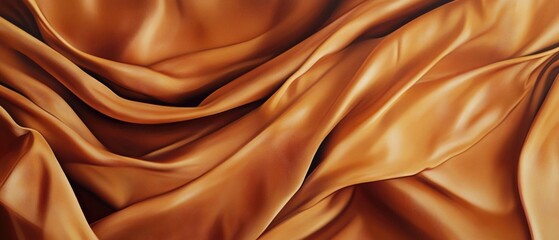 Poster - A close-up shot of a brown cloth with intricate patterns and texture