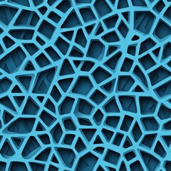 Poster - Intricate Reticulated Pattern Triangular Geometric Design for Modern Backgrounds